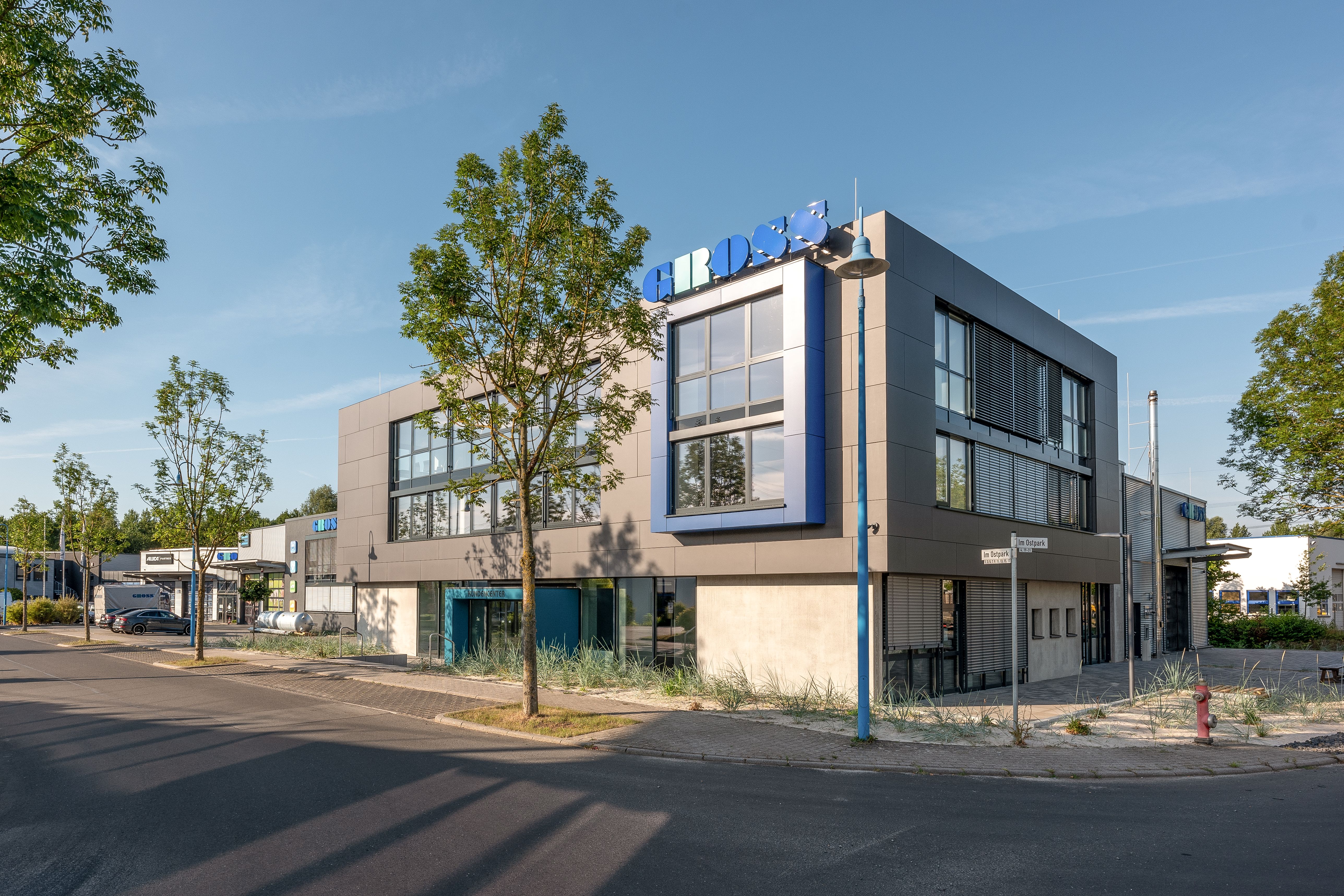 GROSS Kundencenter und Firmengebäude am Unternehmensstandort – Airgroup Partner